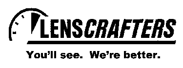 LENSCRAFTERS YOU'LL SEE. WE'RE BETTER.