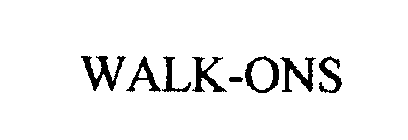 WALK-ONS