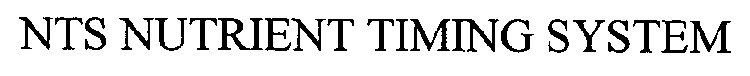 NTS NUTRIENT TIMING SYSTEM