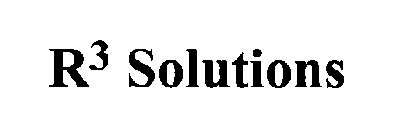 R³ SOLUTIONS