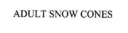 ADULT SNOW CONES