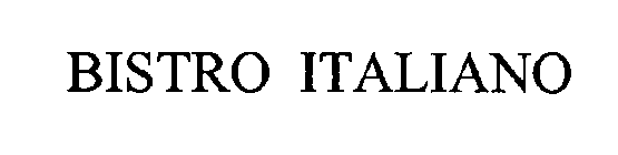 BISTRO ITALIANO