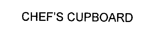 CHEF'S CUPBOARD