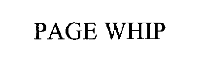 PAGE WHIP