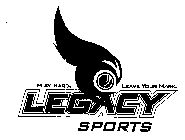 PLAY HARD. LEAVE YOUR MARK. LEGACY SPORTS