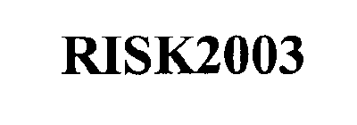 RISK2003