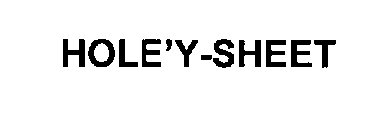 HOLE'Y-SHEET