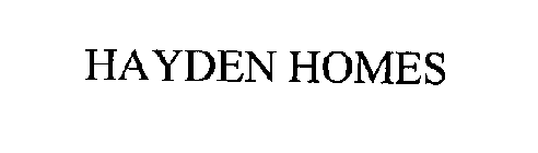 HAYDEN HOMES