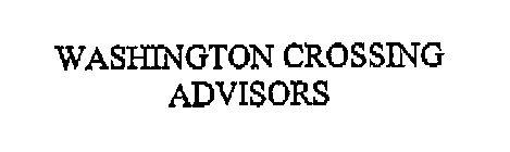 WASHINGTON CROSSING ADVISORS