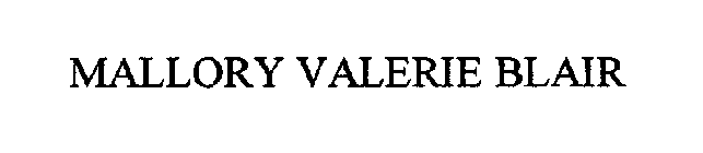 MALLORY VALERIE BLAIR