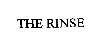 THE RINSE
