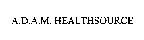A.D.A.M. HEALTHSOURCE