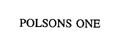 POLSONS ONE