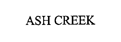 ASH CREEK