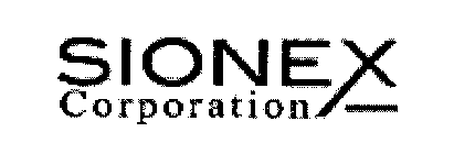 SIONEX CORPORATION