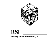 RSI RECOVERY SERVICES INTERNATIONAL, INC.