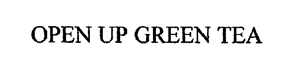 OPEN UP GREEN TEA