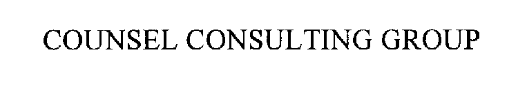 COUNSEL CONSULTING GROUP