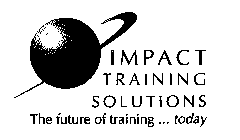 IMPACT TRAINING SOLUTIONS THE FUTURE OF TRAINING...TODAY