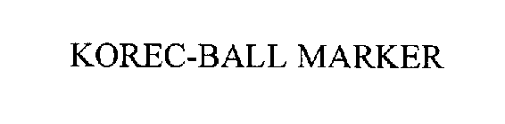 KOREC-BALL MARKER