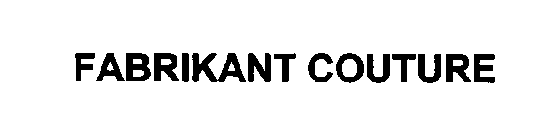 FABRIKANT COUTURE