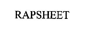RAPSHEET