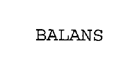 BALANS