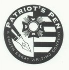 PATRIOT'S PEN A YOUTH ESSAY WRITING CONTEST. VETERANS OF FOREIGN WARS. OF THE UNITED STATES