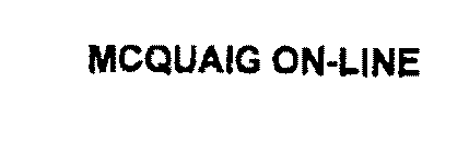 MCQUAIG ON-LINE
