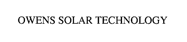 OWENS SOLAR TECHNOLOGY