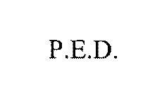 P.E.D.