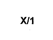 X/1