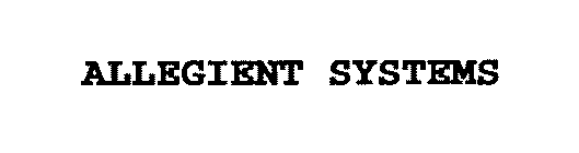 ALLEGIENT SYSTEMS