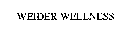 WEIDER WELLNESS