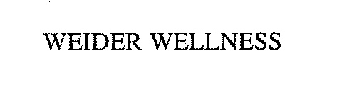 WEIDER WELLNESS