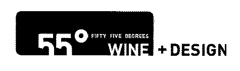 55° FIFTY FIVE DEGREES WINE + DESIGN