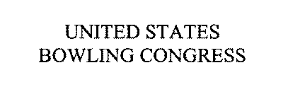 UNITED STATES BOWLING CONGRESS