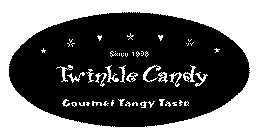 SINCE 1998 TWINKLE CANDY GOURMET TANGY TASTE