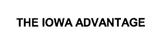 THE IOWA ADVANTAGE