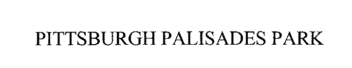 PITTSBURGH PALISADES PARK