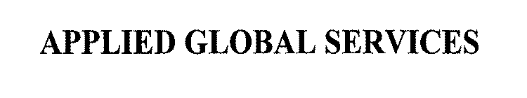 APPLIED GLOBAL SERVICES
