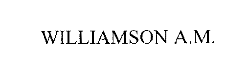 WILLIAMSON A.M.