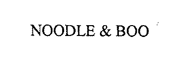NOODLE & BOO