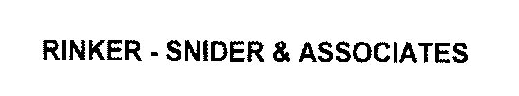 RINKER - SNIDER & ASSOCIATES