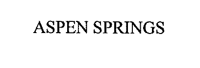 ASPEN SPRINGS