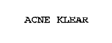 ACNE KLEAR