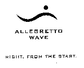 ALLEGRETTO WAVE RIGHT. FROM THE START.