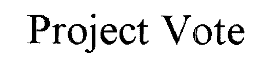 PROJECT VOTE