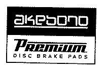 AKEBONO PREMIUM DISC BRAKE PADS