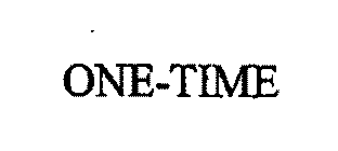 ONE-TIME